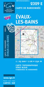 Carte IGN Top 25 n2329 ET