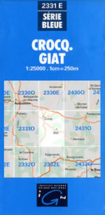 Carte IGN Top 25 n2331 ET
