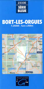 Carte IGN Top 25 n2333 ET