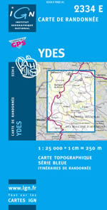 Carte IGN Top 25 n2334 ET