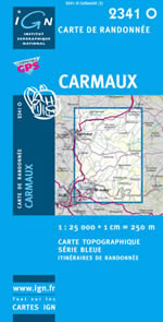 Carte IGN Top 25 n2341 OT