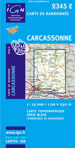 Carte IGN Top 25 n2345 ET