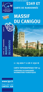 Carte IGN Top 25 n2349 ET