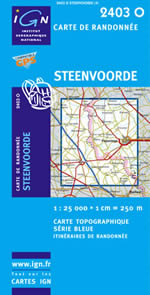 Carte IGN Top 25 n2403 OT