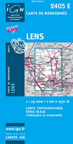 Carte IGN Top 25 n2405 ET