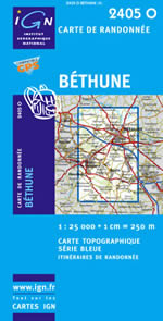 Carte IGN Top 25 n2405 OT