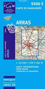 Carte IGN Top 25 n2406 ET