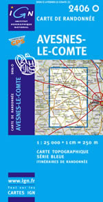 Carte IGN Top 25 n2406 OT