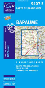 Carte IGN Top 25 n2407 ET