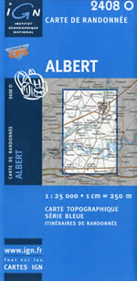 Carte IGN Top 25 n2408 OT