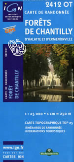 Carte IGN Top 25 n2412 OT