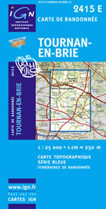 Carte IGN Top 25 n2415 ET