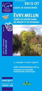 Carte IGN Top 25 n2415 OT