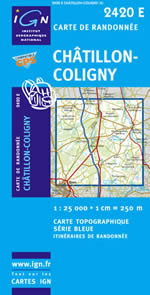 Carte IGN Top 25 n2420 ET