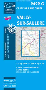 Carte IGN Top 25 n2422 OT