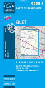 Carte IGN Top 25 n2425 ET