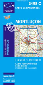 Carte IGN Top 25 n2428 OT