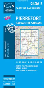 Carte IGN Top 25 n2436 ET
