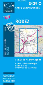 Carte IGN Top 25 n2439 OT
