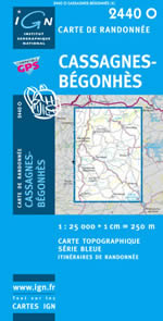 Carte IGN Top 25 n2440 OT