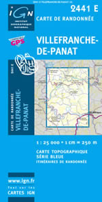 Carte IGN Top 25 n2441 ET