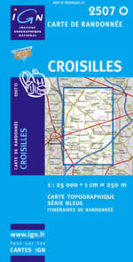 Carte IGN Top 25 n2507 OT