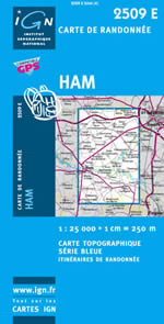 Carte IGN Top 25 n2509 ET