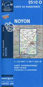 Carte IGN Top 25 n2510 OT