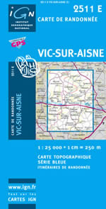 Carte IGN Top 25 n2511 ET