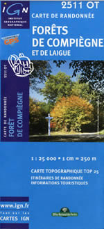 Carte IGN Top 25 n2511 OT