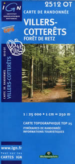 Carte IGN Top 25 n2512 OT