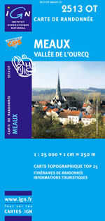 Carte IGN Top 25 n2513 OT