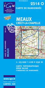 Carte IGN Top 25 n2514 OT