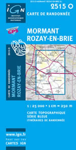 Carte IGN Top 25 n2515 OT