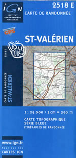 Carte IGN Top 25 n2518 ET