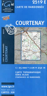Carte IGN Top 25 n2519 ET