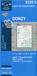 Carte IGN Top 25 n�2522 ET