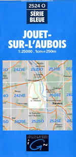 Carte IGN Top 25 n2524 OT