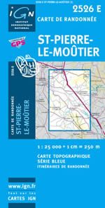 Carte IGN Top 25 n2526 ET
