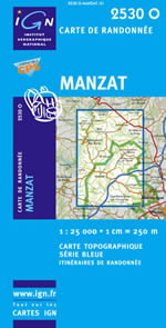 Carte IGN Top 25 n2530 OT
