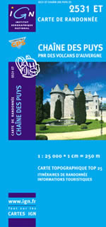 Carte IGN Top 25 n2531 ET
