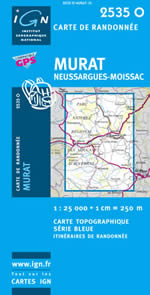 Carte IGN Top 25 n2535 OT