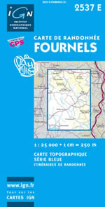 Carte IGN Top 25 n2537 ET