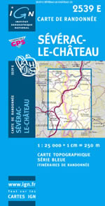Carte IGN Top 25 n2539 ET