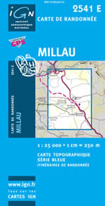 Carte IGN Top 25 n2541 ET
