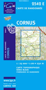 Carte IGN Top 25 n2542 ET