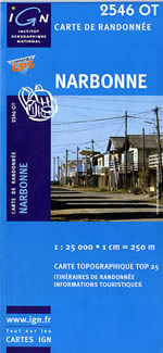 Carte IGN Top 25 n2546 OT