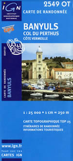 Carte IGN Top 25 n2549 OT