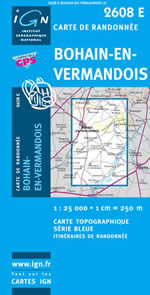 Carte IGN Top 25 n2608 ET