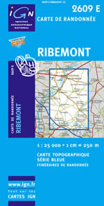 Carte IGN Top 25 n2609 ET
